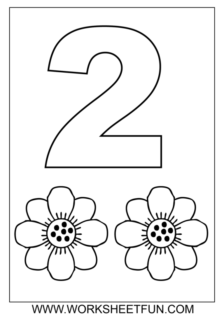 Learning Coloring Pages For Toddlers