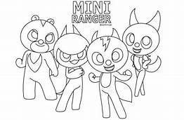 Coloring Sheet Mini Force Coloring Pages
