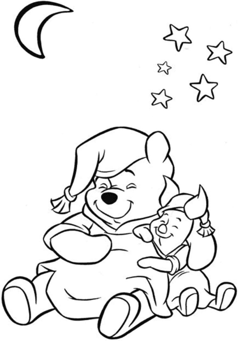 Winnie The Pooh Coloring Pages Fall