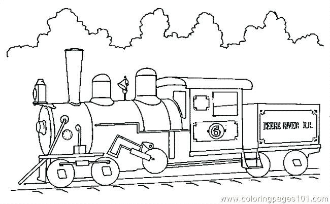 Printable Train Pictures To Color