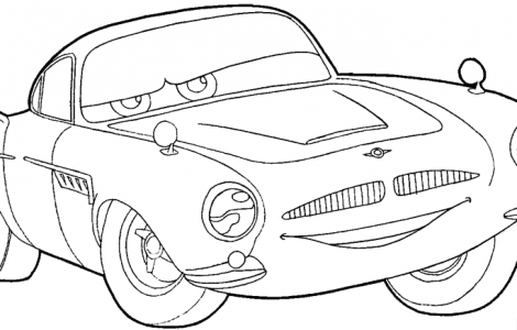 Finn Mcmissile Cars 2 Coloring Pages