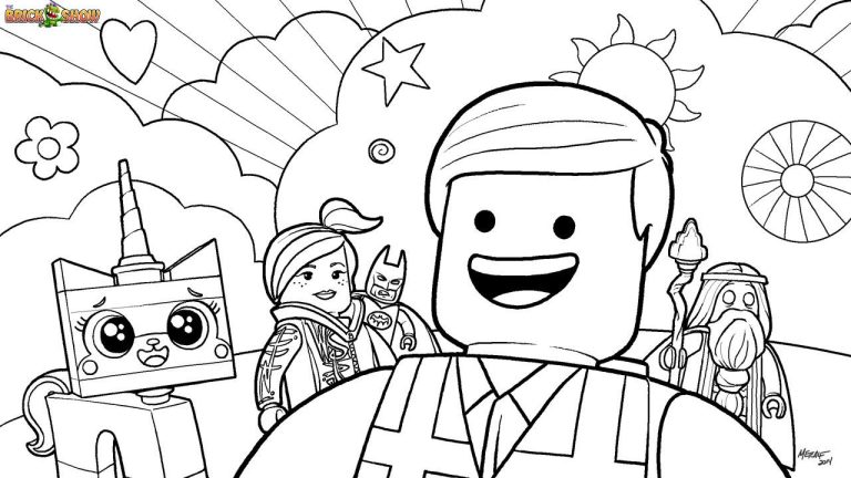 Lego Colouring In Pictures