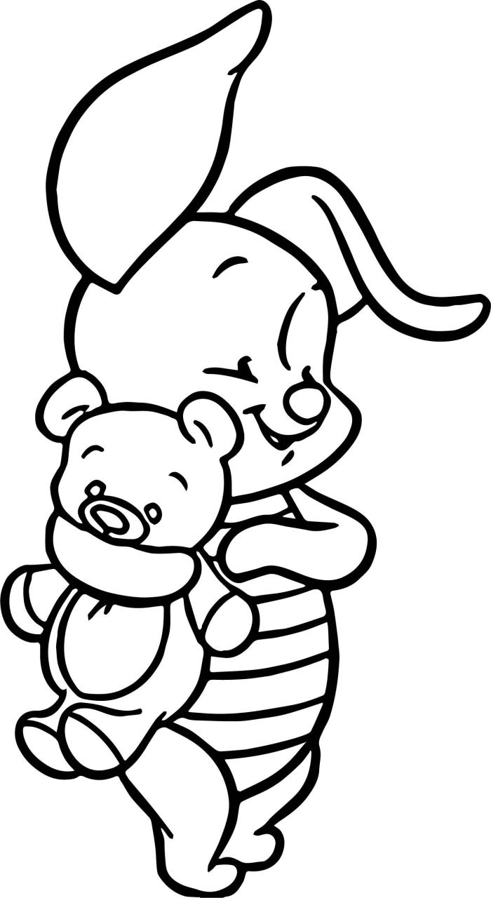 Piglet Coloring Pages Print