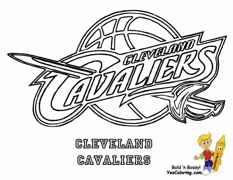 Cool Lebron James Coloring Pages