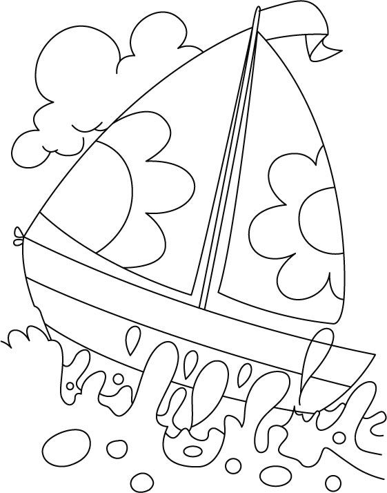 Water Coloring Pages For Preschool