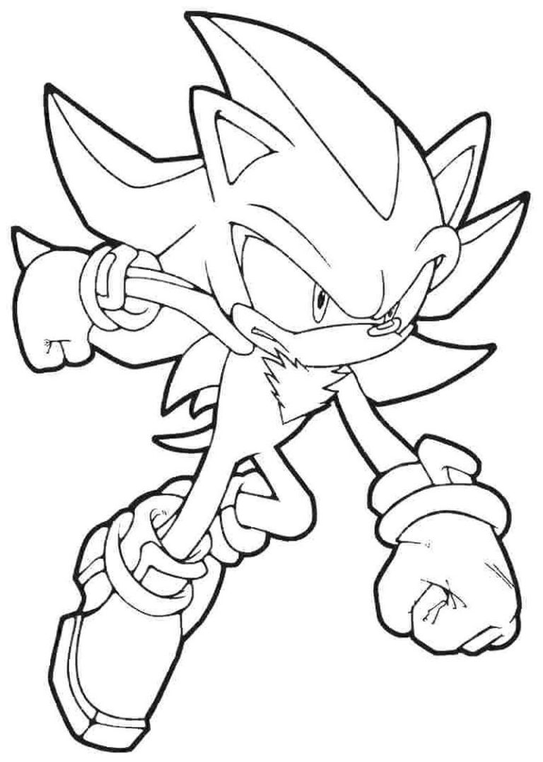 Super Sonic Sonic Boom Coloring Pages