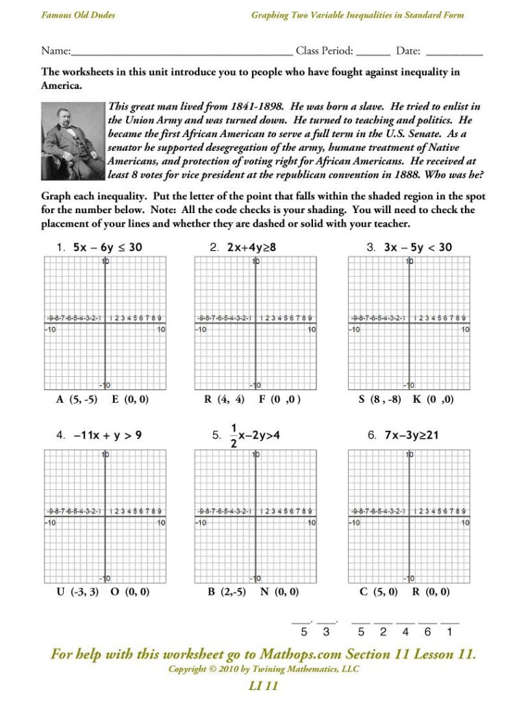 8th Std 8th Grade Linear Equations In One Variable Class 8 Worksheets