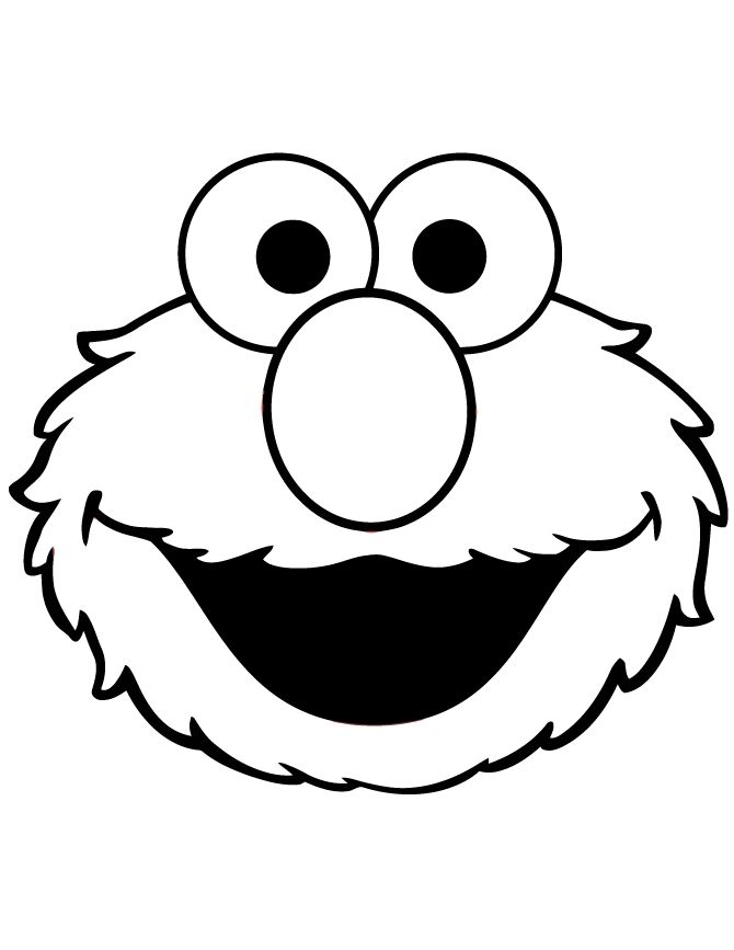 Elmo Coloring Page Free