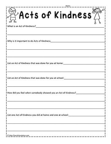 Respect Worksheets For Elementary Students Pdf