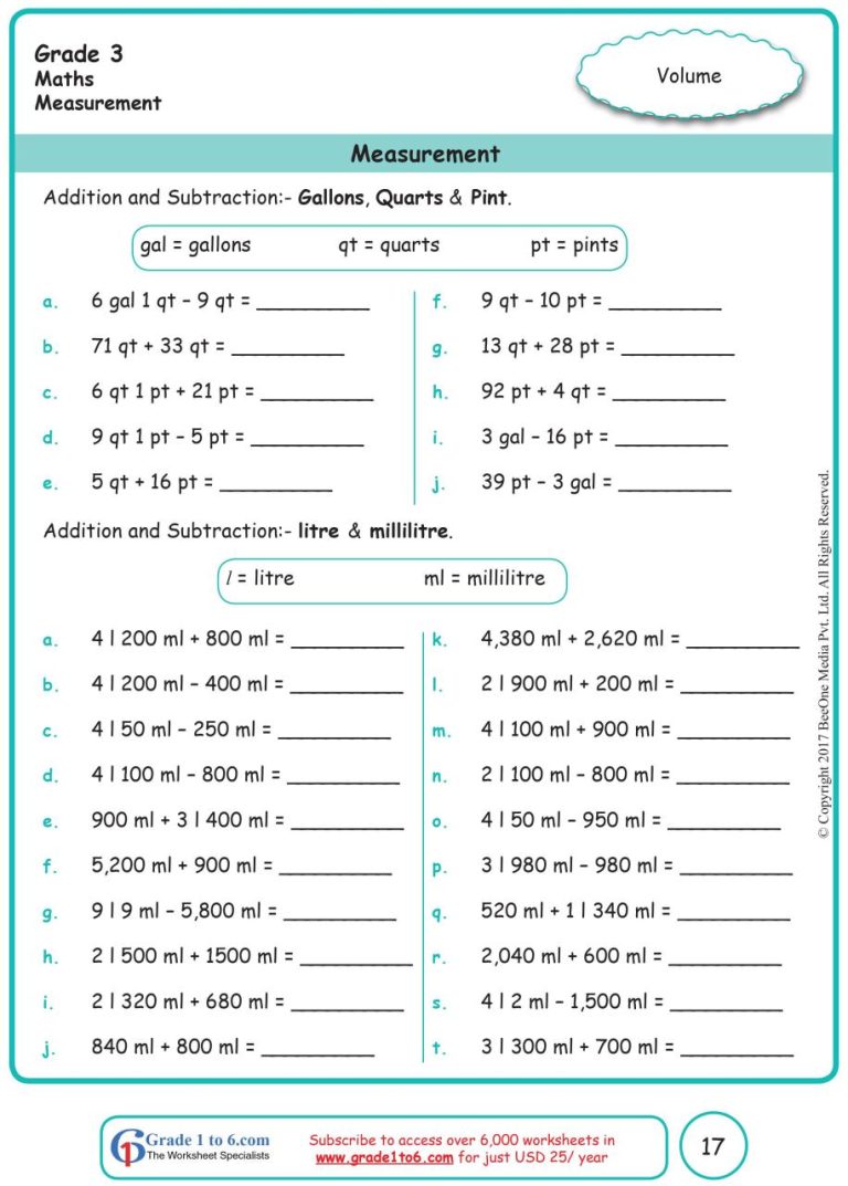 Worksheet For Class 3 Maths Where To Look From