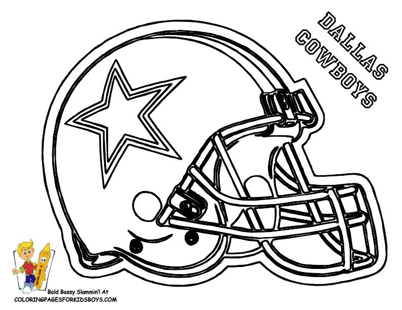 Dallas Cowboys Coloring Pages To Print