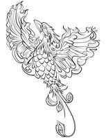 Phoenix Coloring Pages Printable