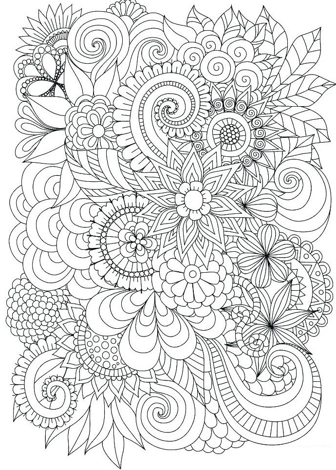 Mandala Complicated Coloring Pages