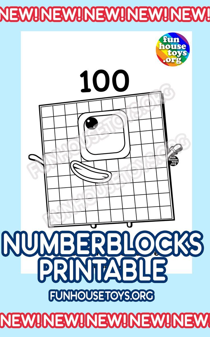 Numberblocks Colouring Pages 11