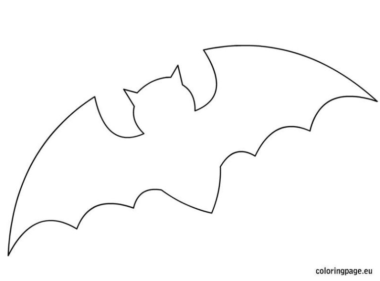 Bat Coloring Halloween