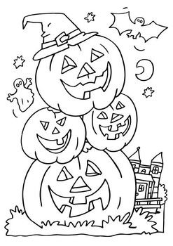 Spooky Coloring Pages Free