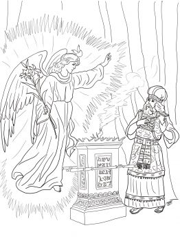 Birth Of John The Baptist Coloring Page