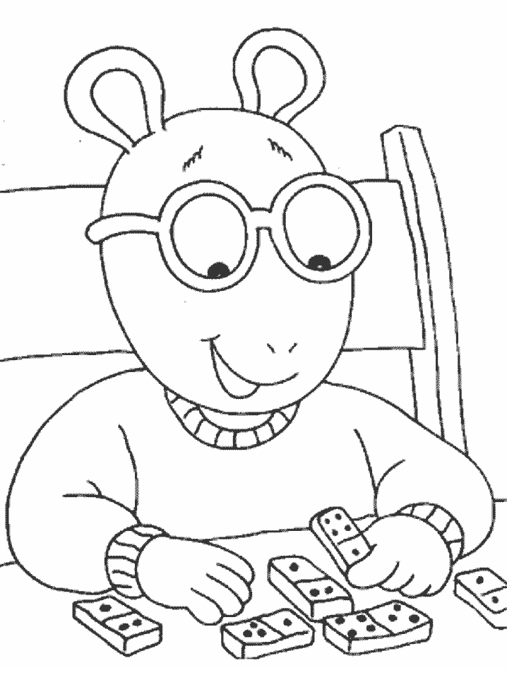 Arthur Cartoon Arthur Coloring Pages