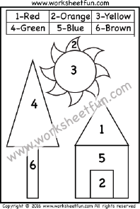 Circle And Triangle Worksheets For Kindergarten