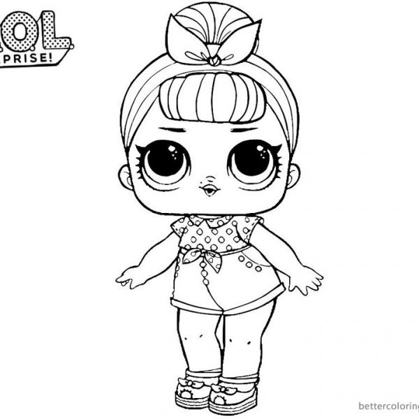 Free Lol Doll Coloring Pages Printable