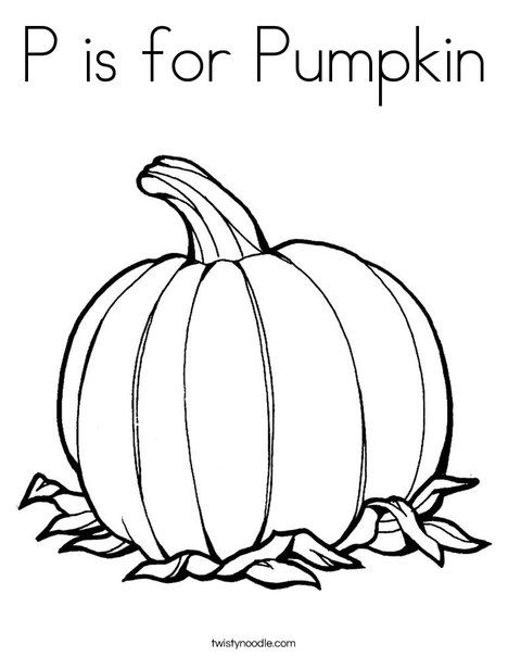 Printable Pumpkin Coloring Pages For Kindergarten