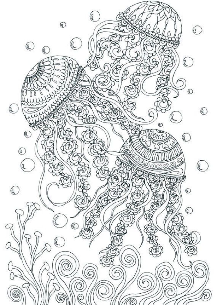 Under Water Coloring Pages