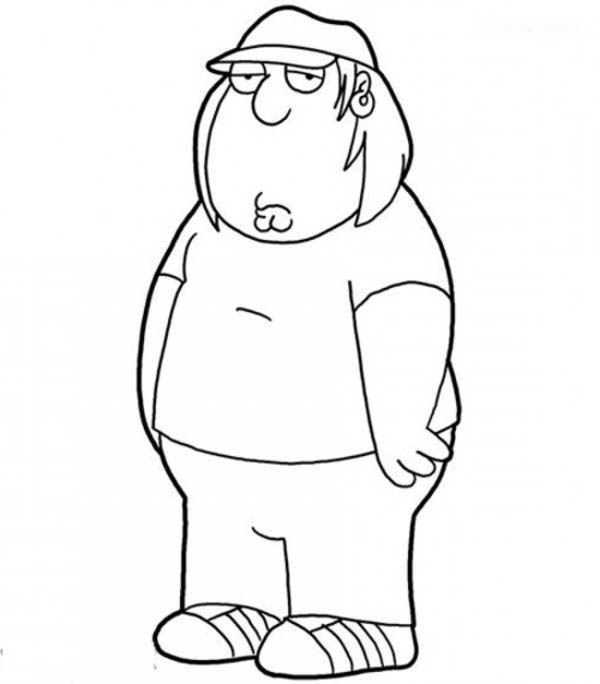Cartoon Family Guy Coloring Pages