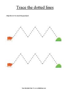 Free Preschool Tracing Lines Worksheets