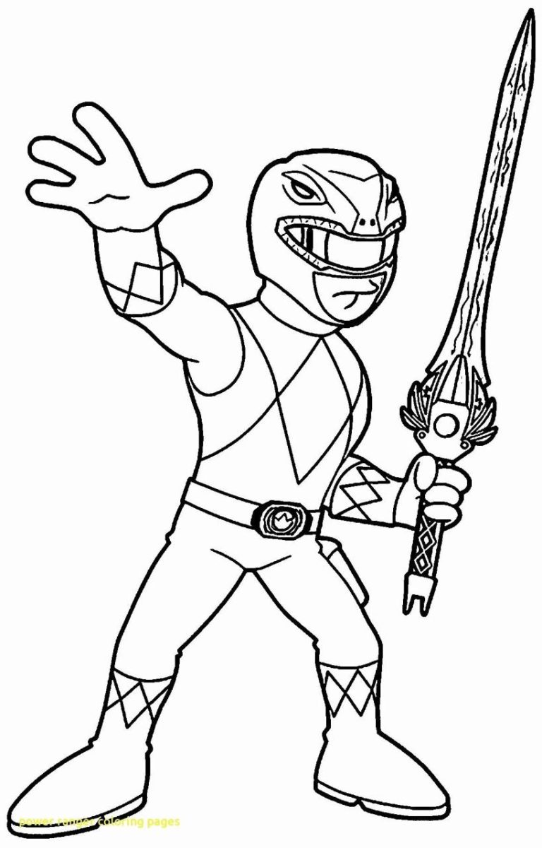 Red Ranger Power Rangers Ninja Steel Coloring Pages