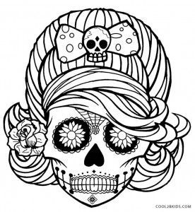 Skull Coloring Ideas
