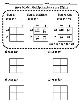 Multiplication Arrays Worksheets Pdf 4th Grade