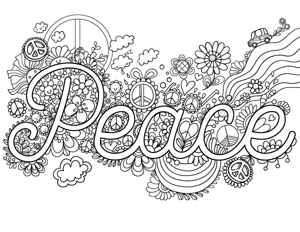 Peace Coloring Pages Printable