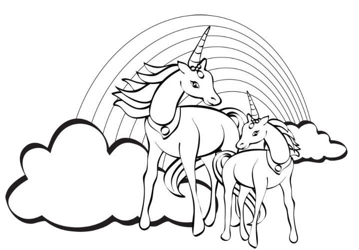 Printable Pictures Of Unicorns To Color