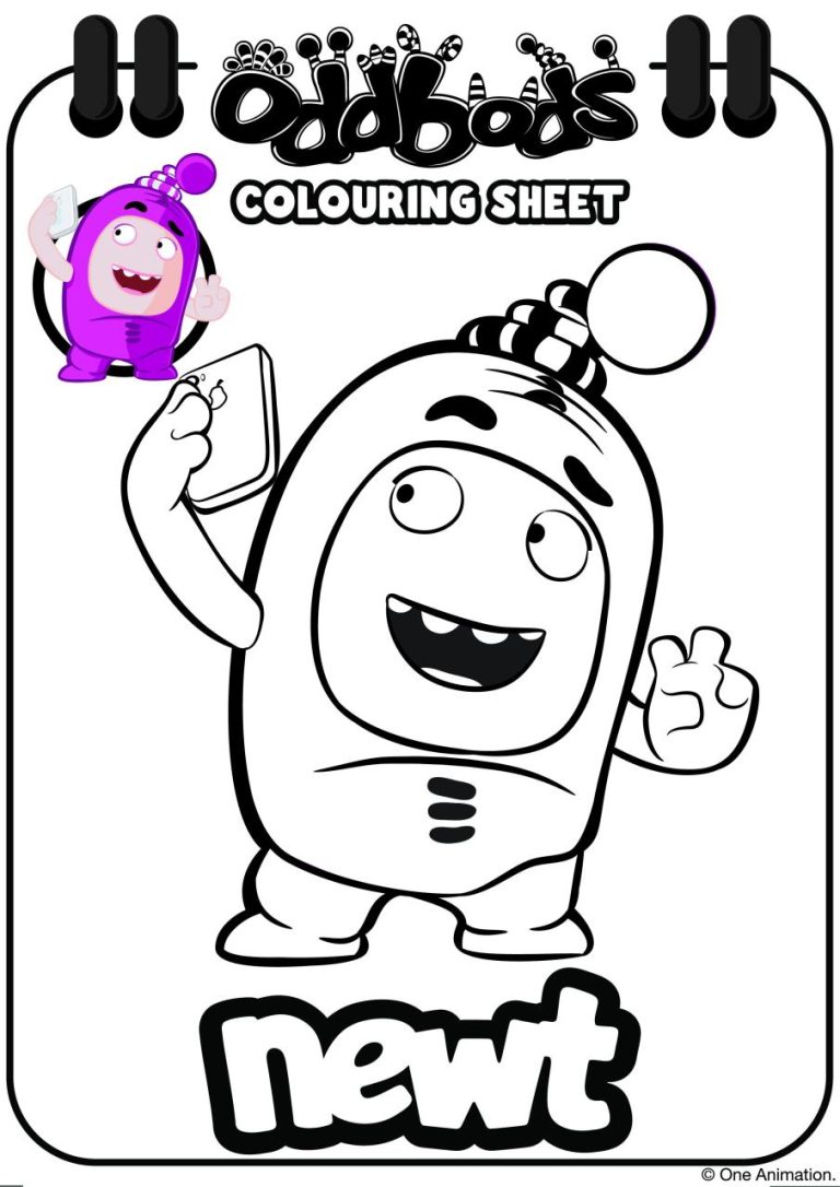 Oddbods Coloring Pages Printable