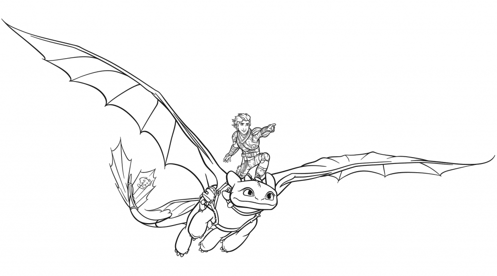 Toothless Dragon Drawing Coloring Pages