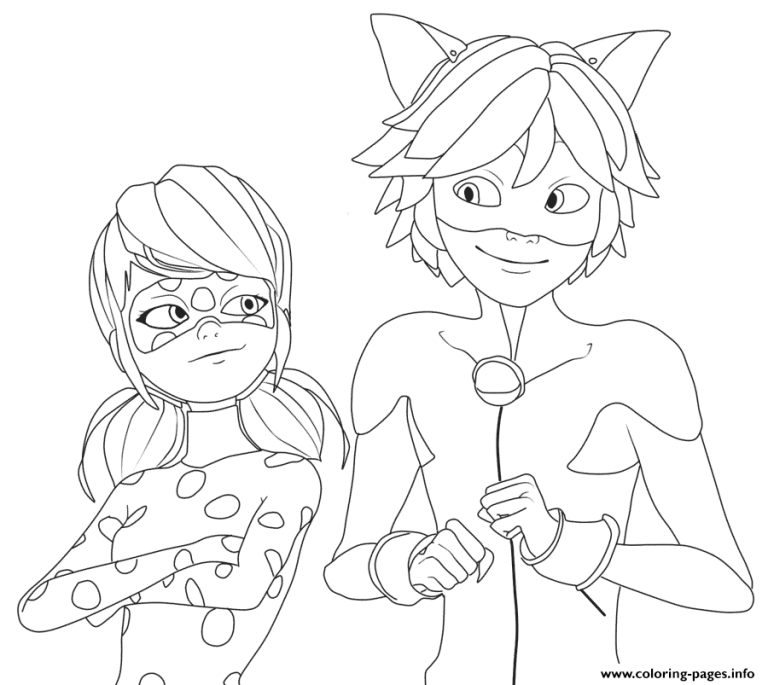 Miraculous Ladybug Colouring Pages To Print
