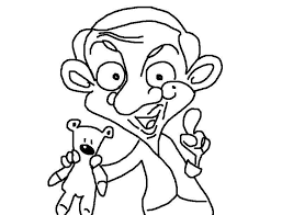 Real Mr Bean Coloring Pages