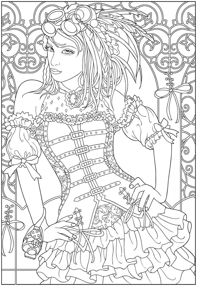 Cool Steampunk Coloring Pages