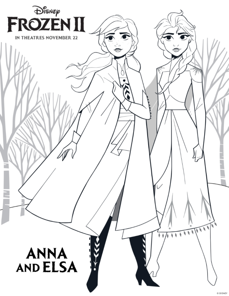 Frozen Pictures Coloring Pages
