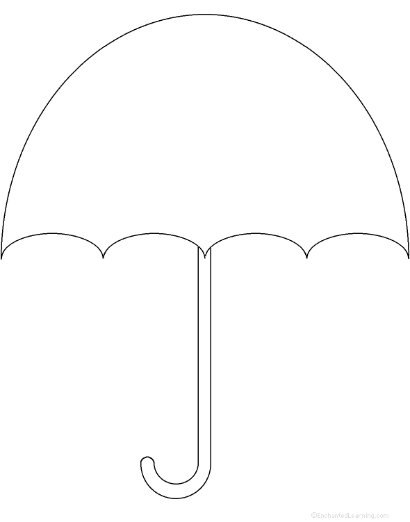 Umbrella Coloring Png