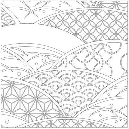 Japanese Coloring Pages For Adults