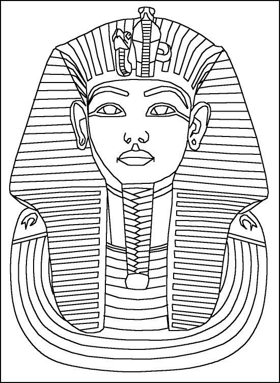 Egyptian Coloring Pages For Kids