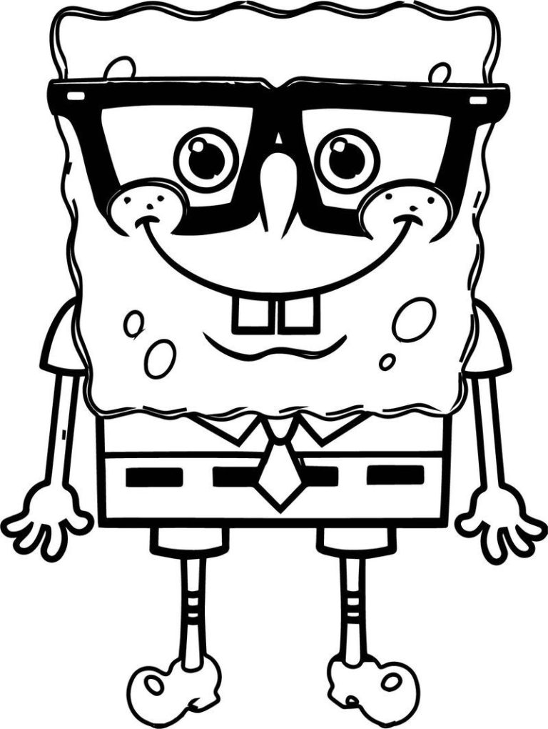 Turtle With Sunglasses Coloring Page