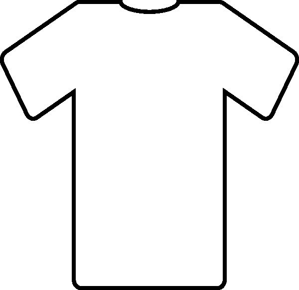 Template T Shirt Coloring Page