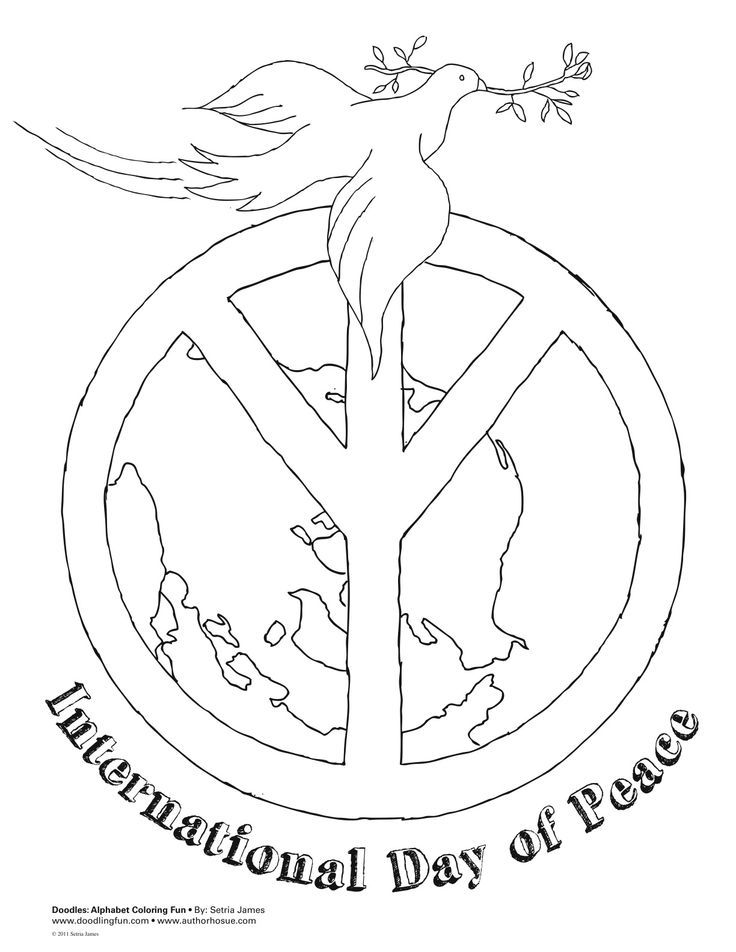World Peace Coloring Pages