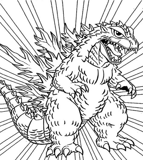 Easy King Kong Coloring Pages