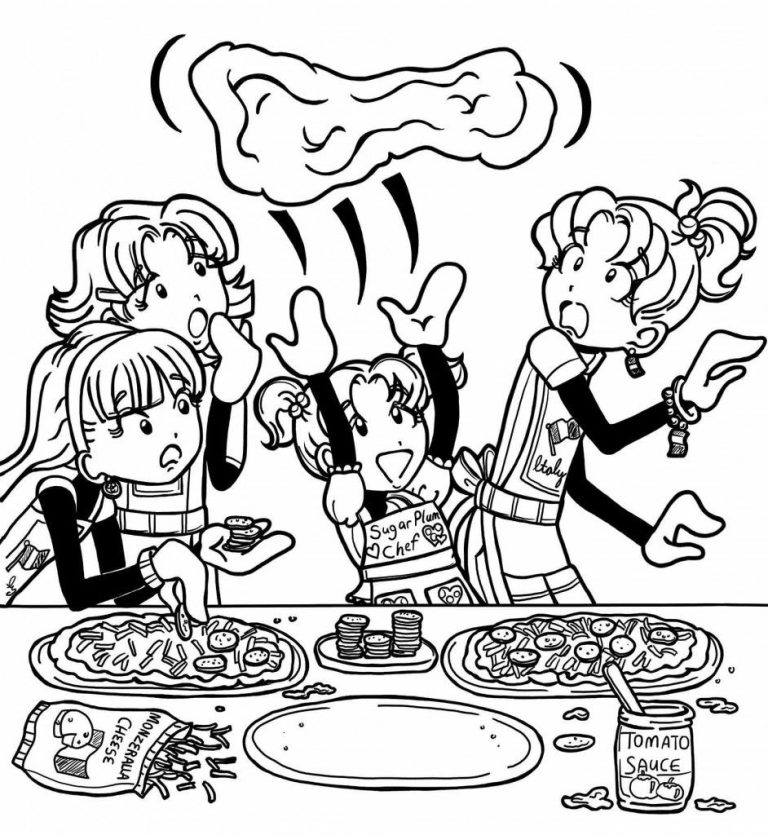 Bff Dork Diaries Coloring Pages