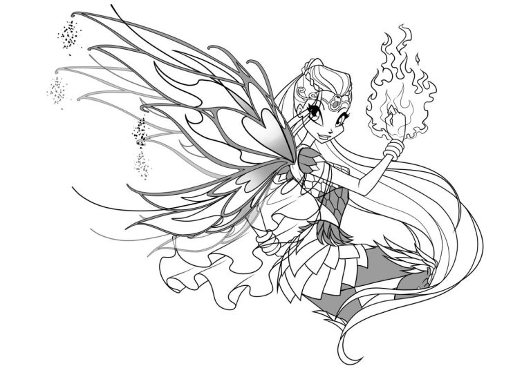 Winx Coloring Pages Bloomix