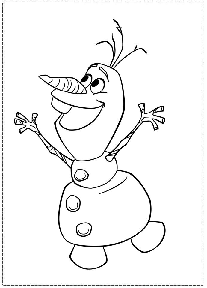Olaf's Frozen Adventure Coloring Pages