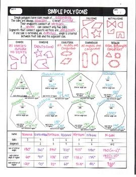 Interior And Exterior Angles Of Polygons Worksheet With Answers Pdf